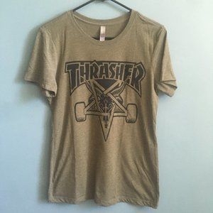 Hunter Green THRASHER Women's Tee Size Extra Large